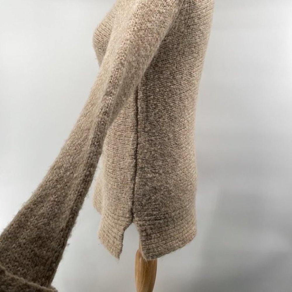 CLUB Monaco neutral wool alpaca blend sweater minimalist warm soft - Picture 7 of 8